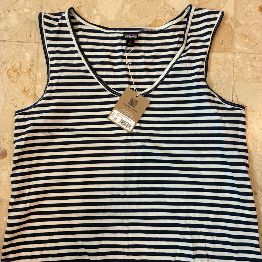 PatagoniaStriped Navy and White Women's Top